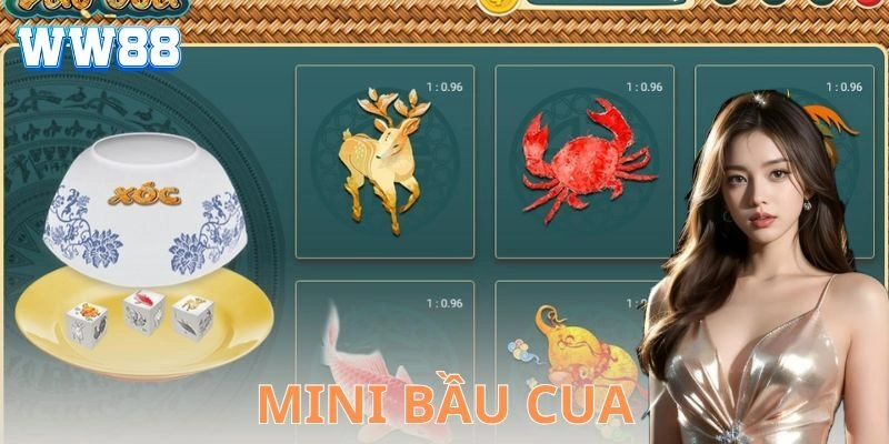 Ưu điểm nổi bật của mini bầu cua tại nhà cái